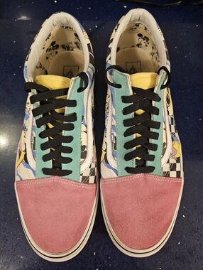 Mens Disney Mickey Mouse Vans Sz 12